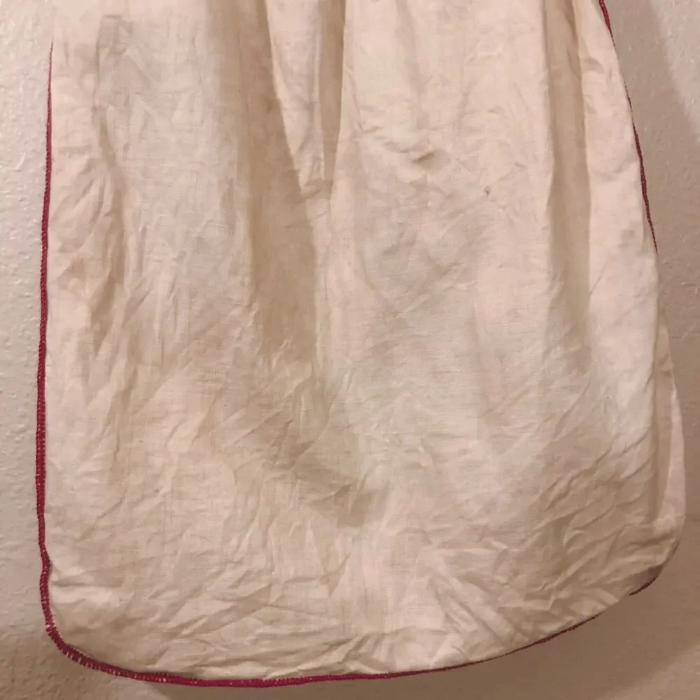 Vintage Oh Darn It Gunny Sack Storage Bag
